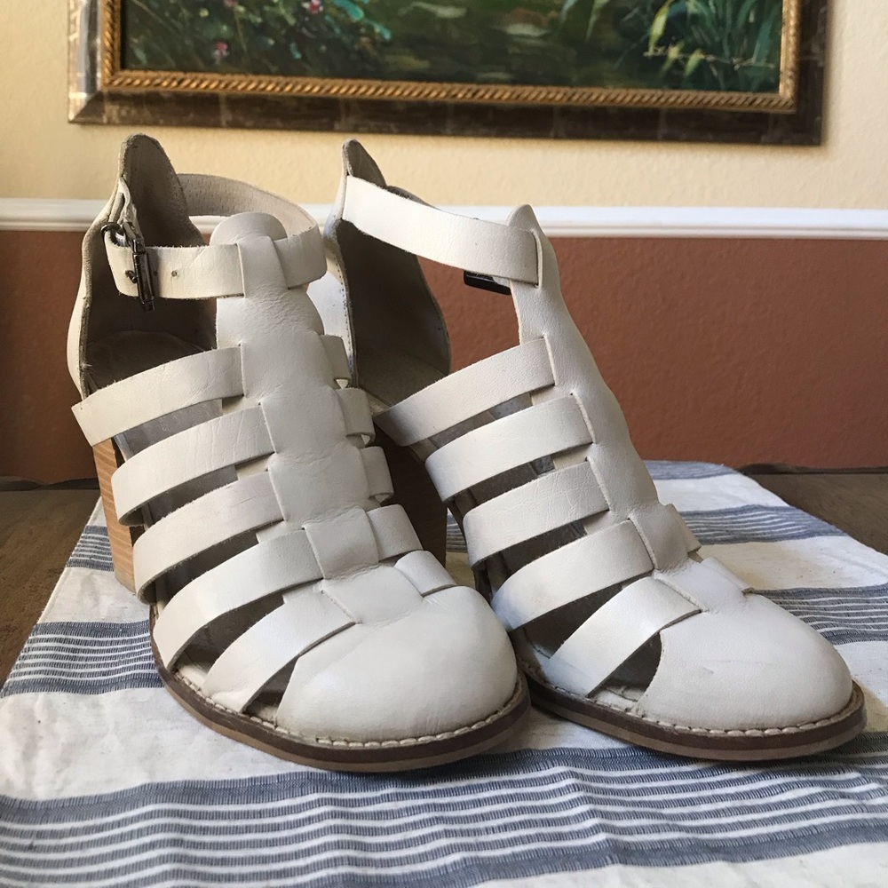 Seychelles Leather Strappy Ankle Boots
